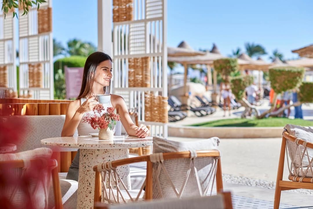 a person sitting at a table