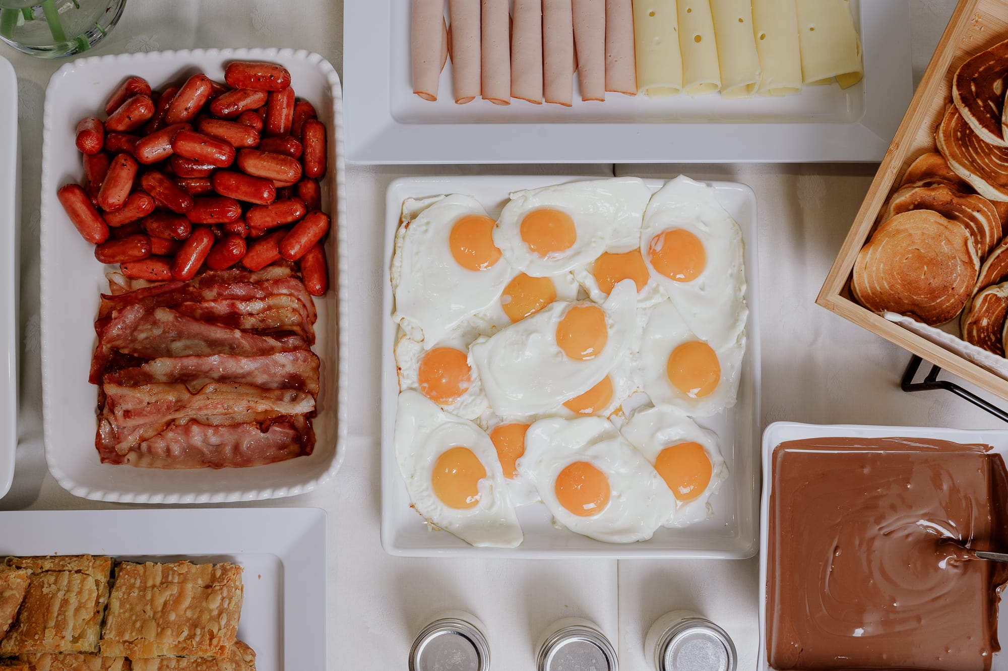 a tray of food