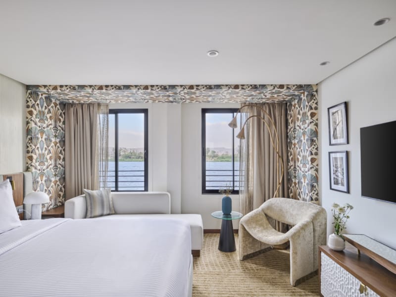 a room with a couch and a table