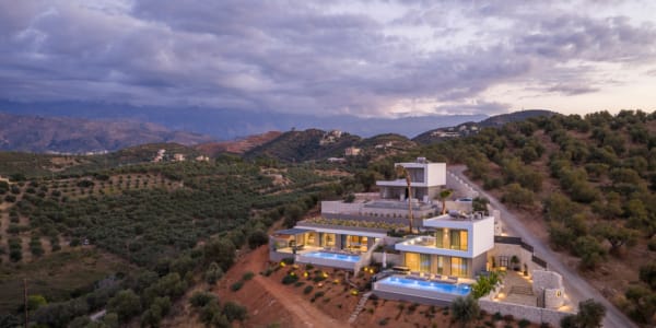 a building on a hill