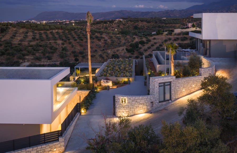 a house with a large yard