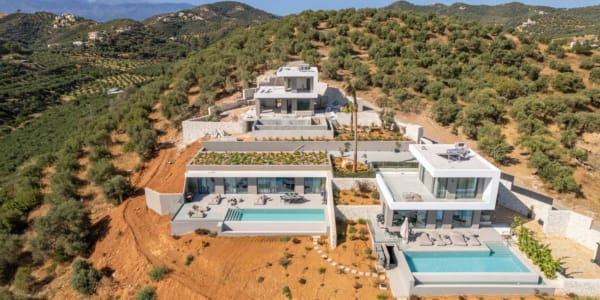 a high angle view of a building