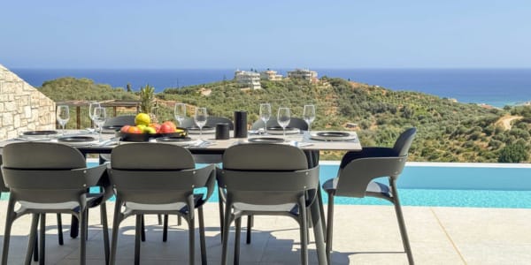 a table with chairs around it