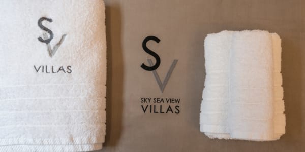 a couple of white towels