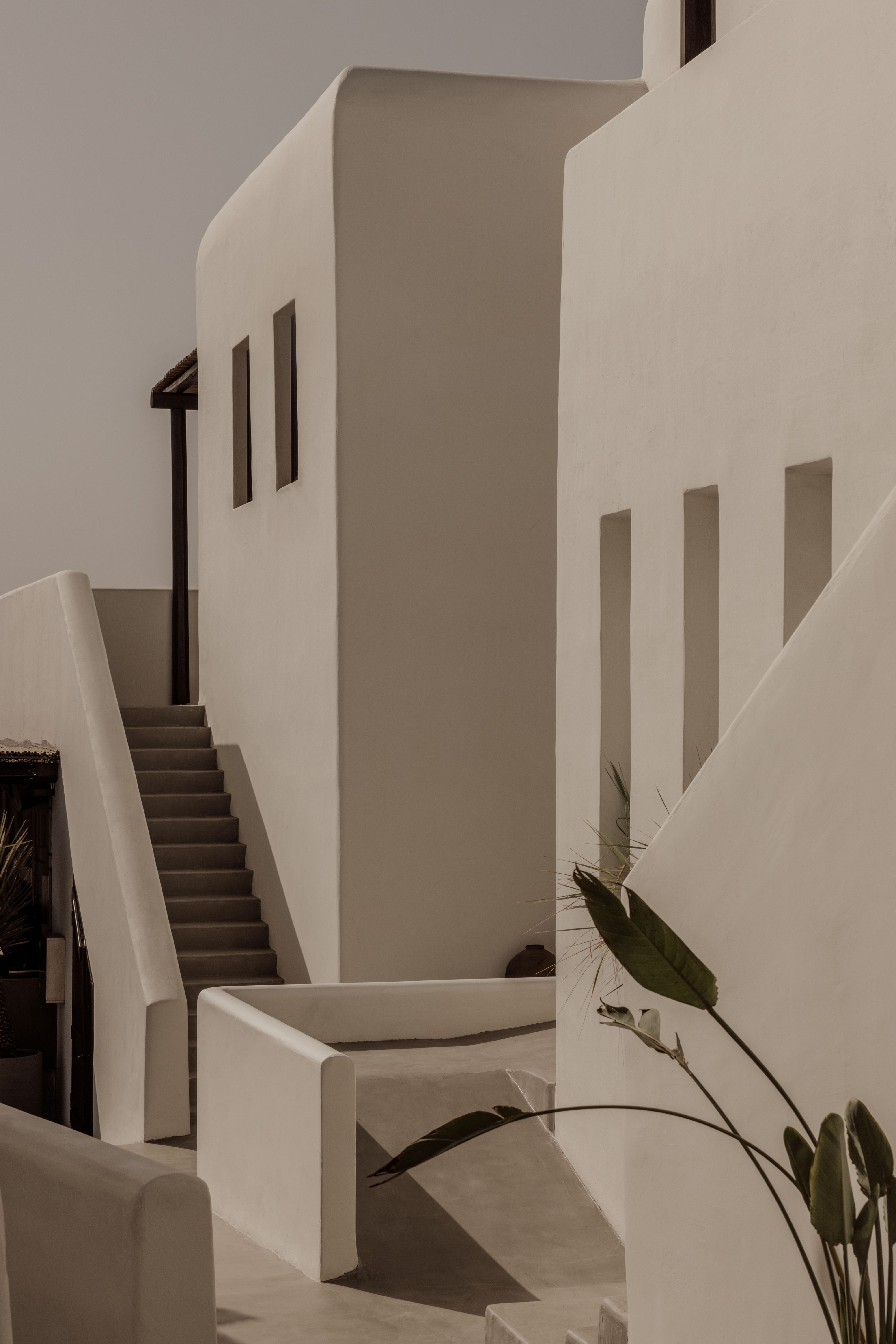 a staircase in a house