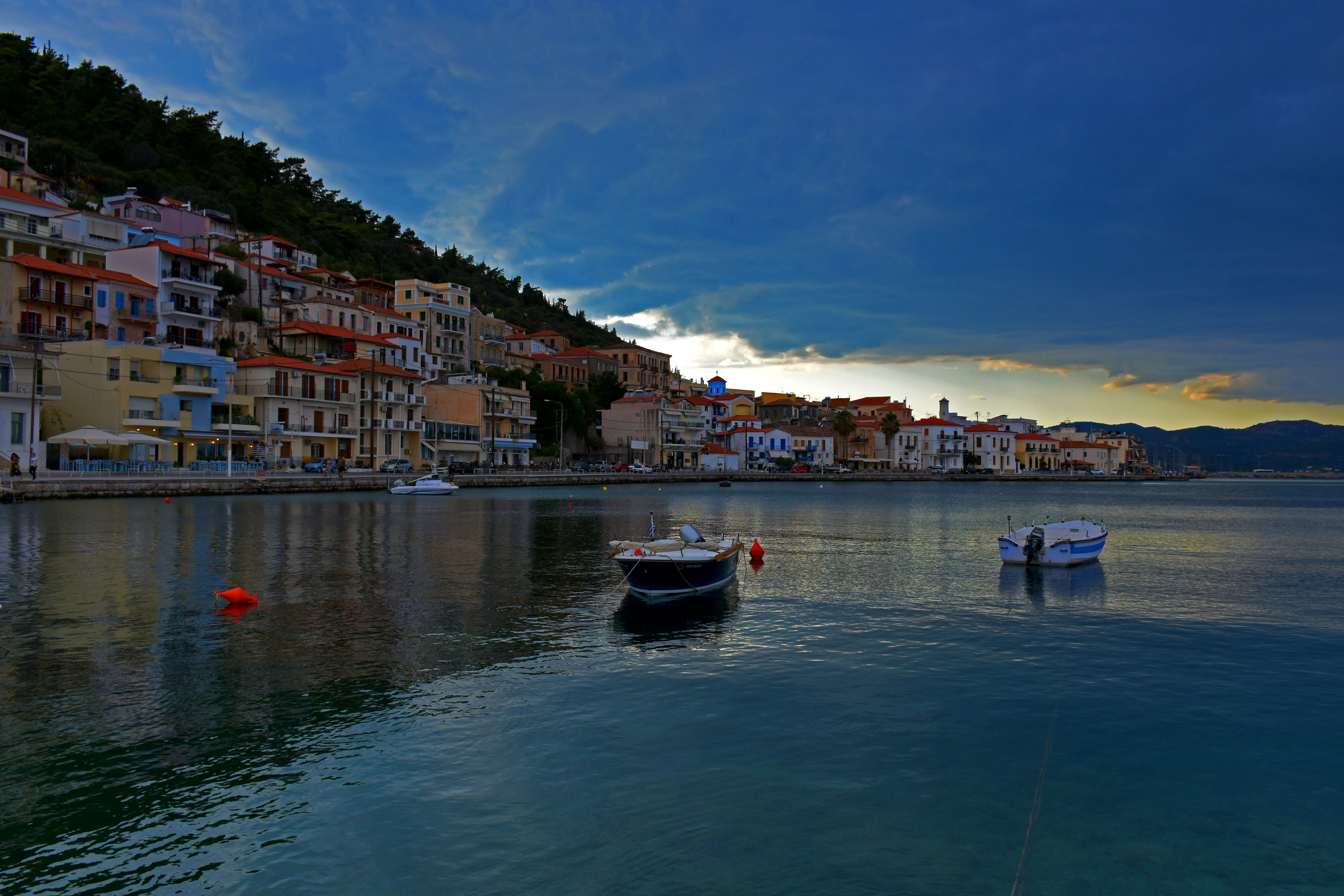 a boat in the water