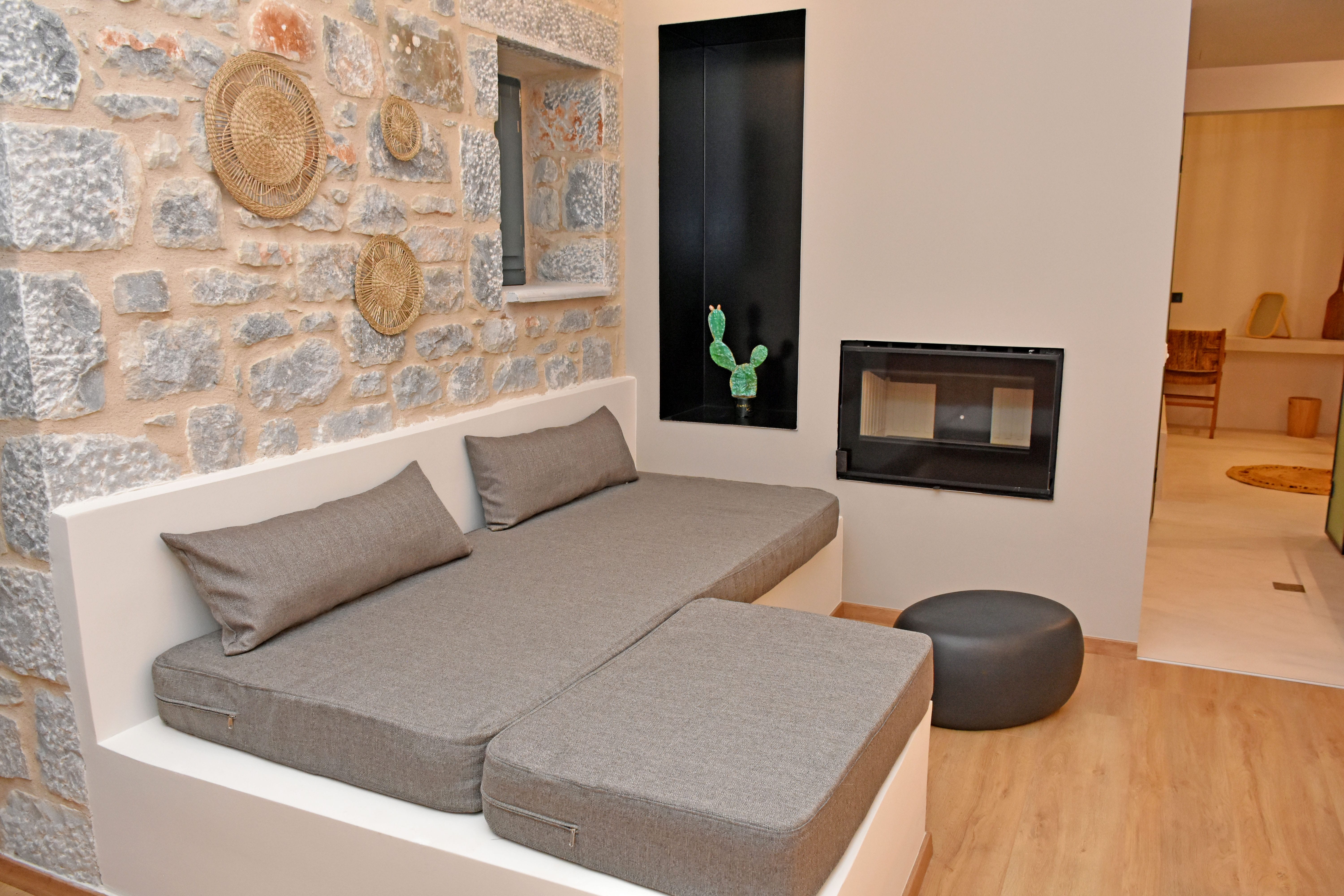 a couch in a room