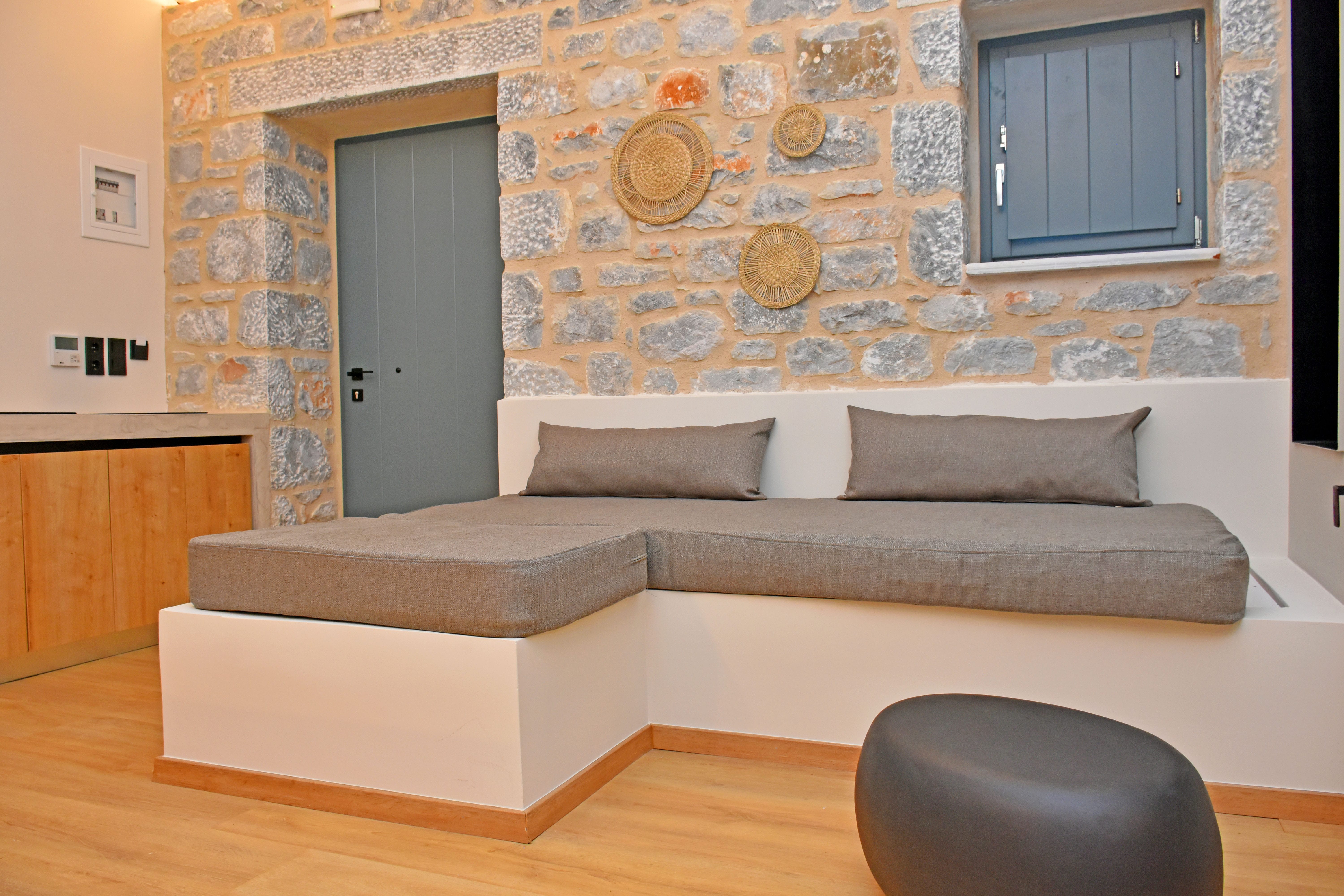 a couch in a room