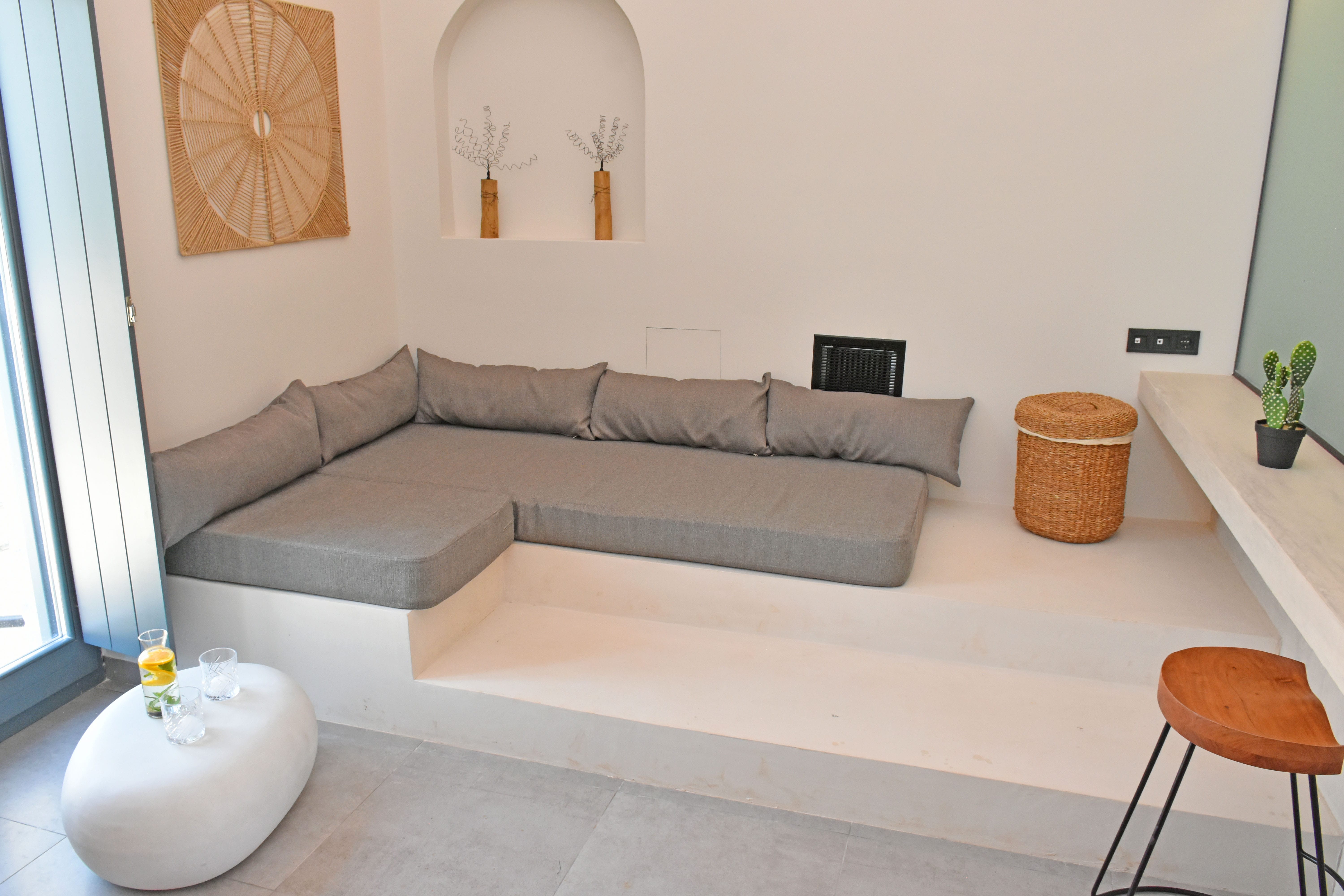 a couch in a room