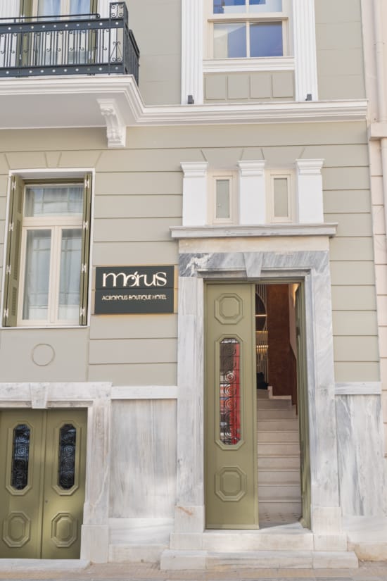 a building with a sign on the front