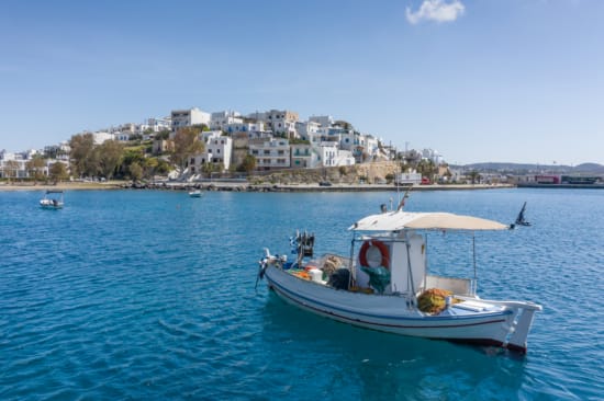 a boat on the water
