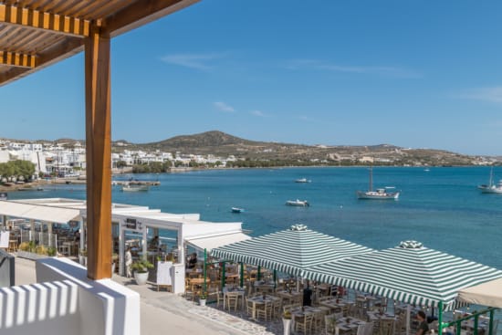 a view of the ocean from a balcony