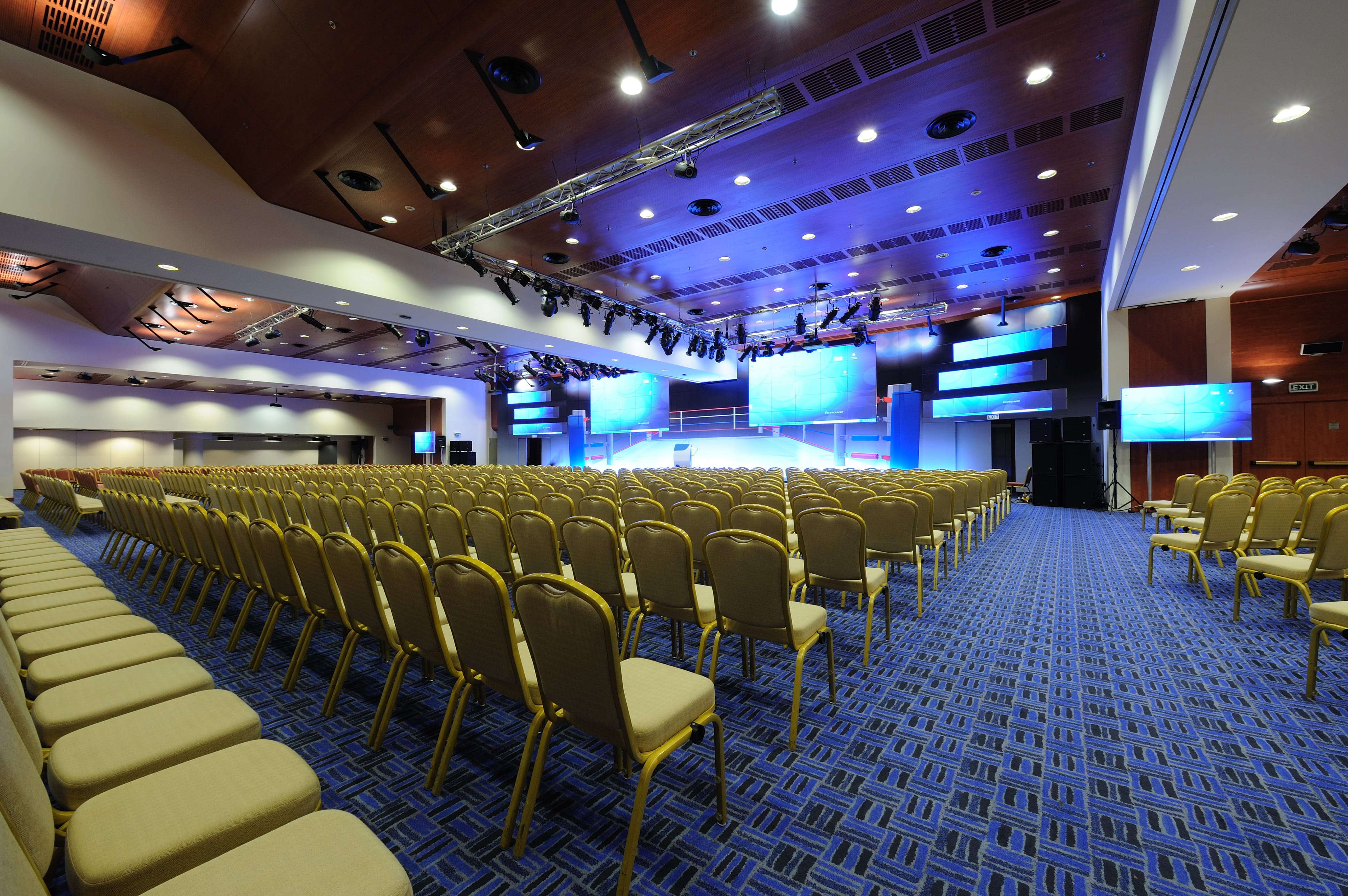 a large empty auditorium