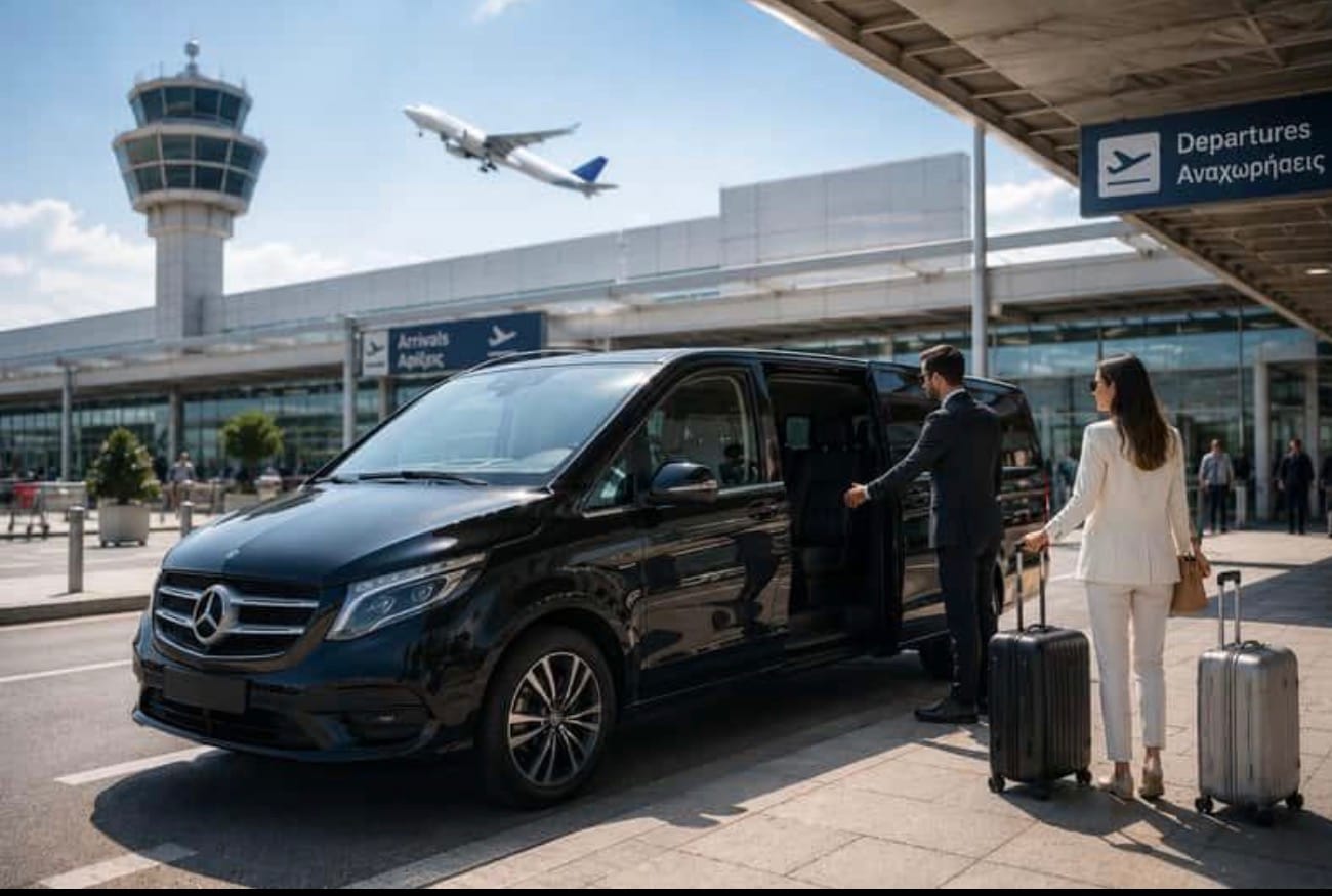 a person and person getting into a van