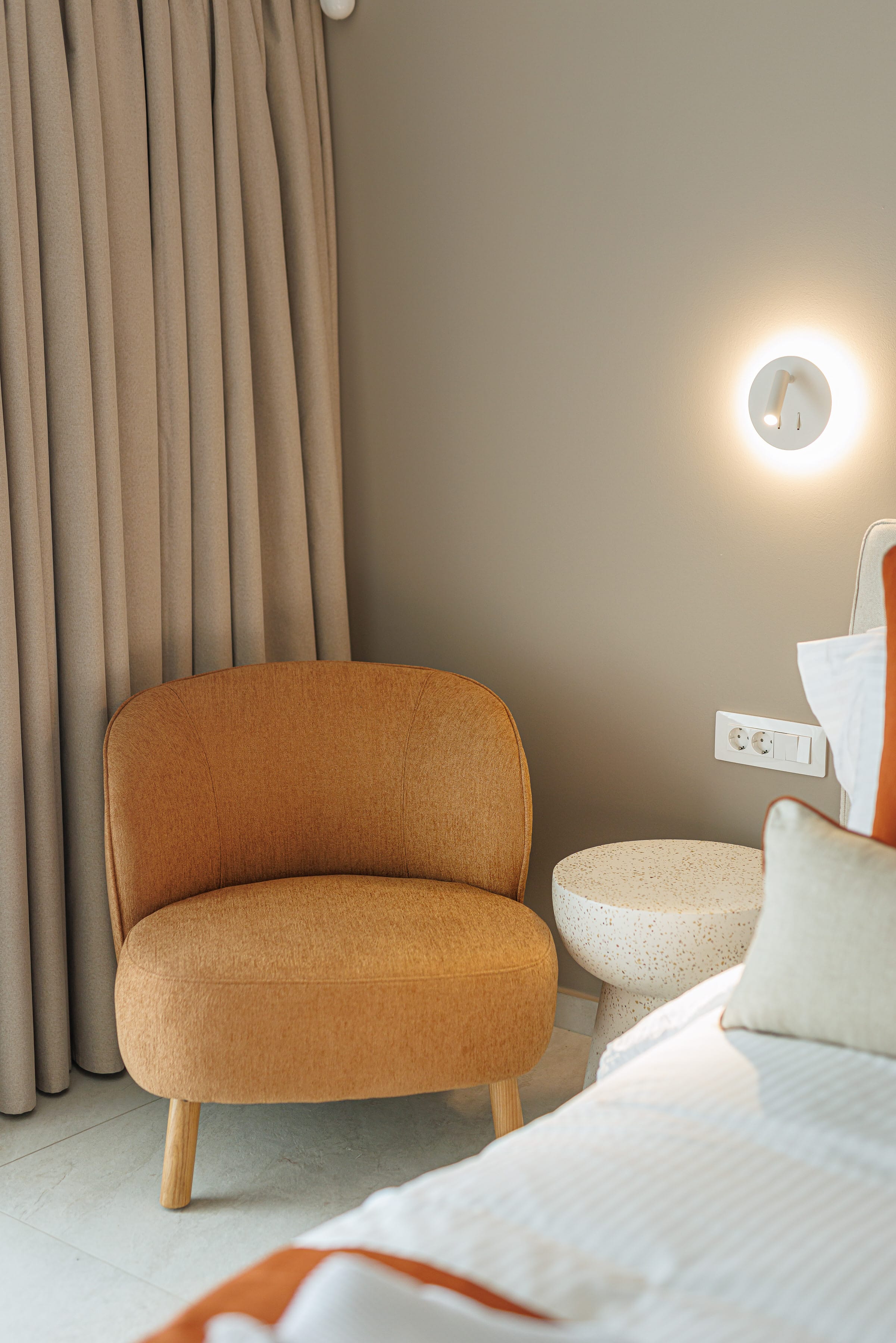 a chair in a room