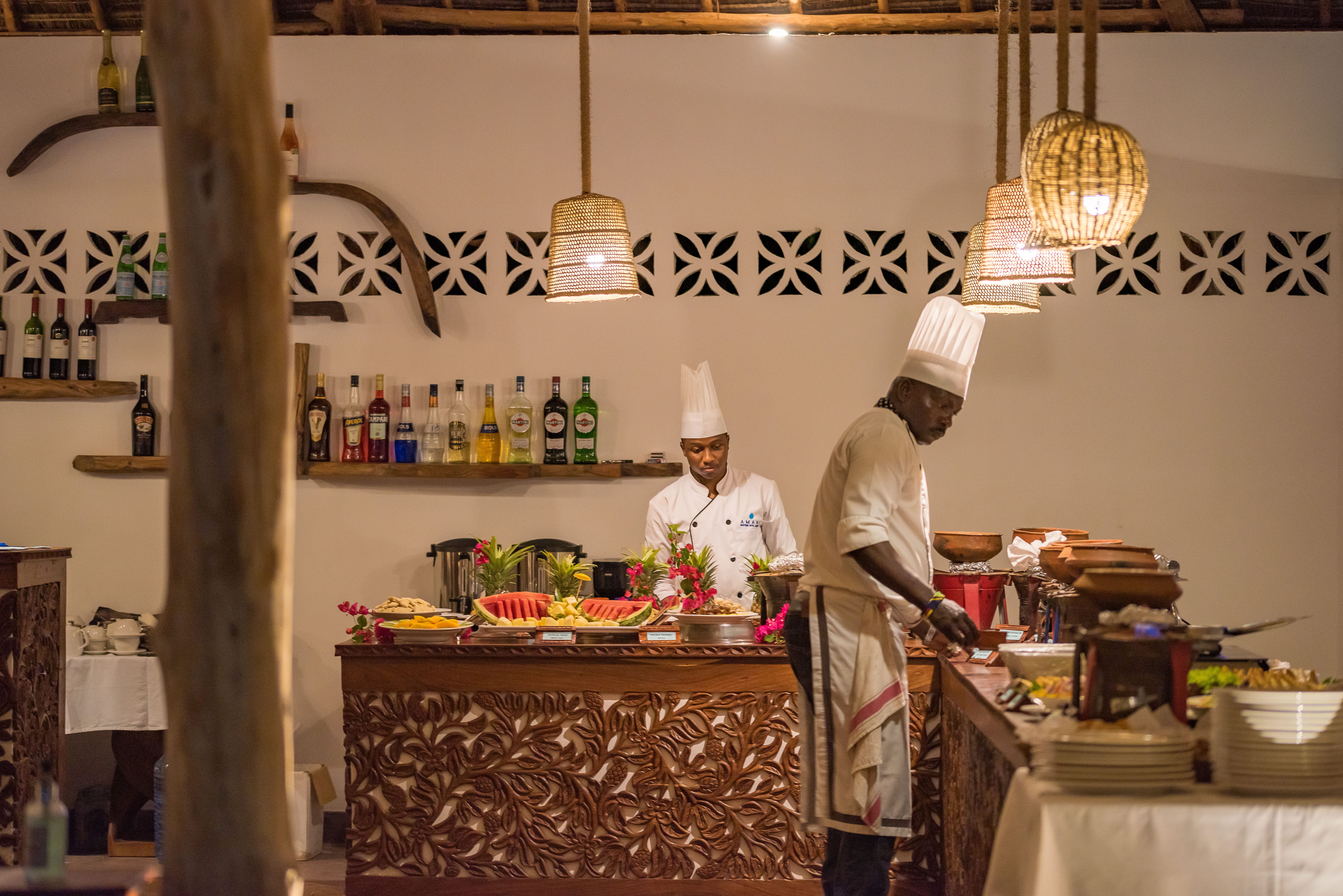 chefs in a kitchen