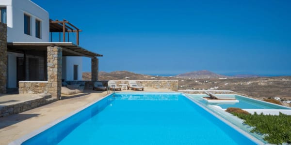 a pool in a sandy area