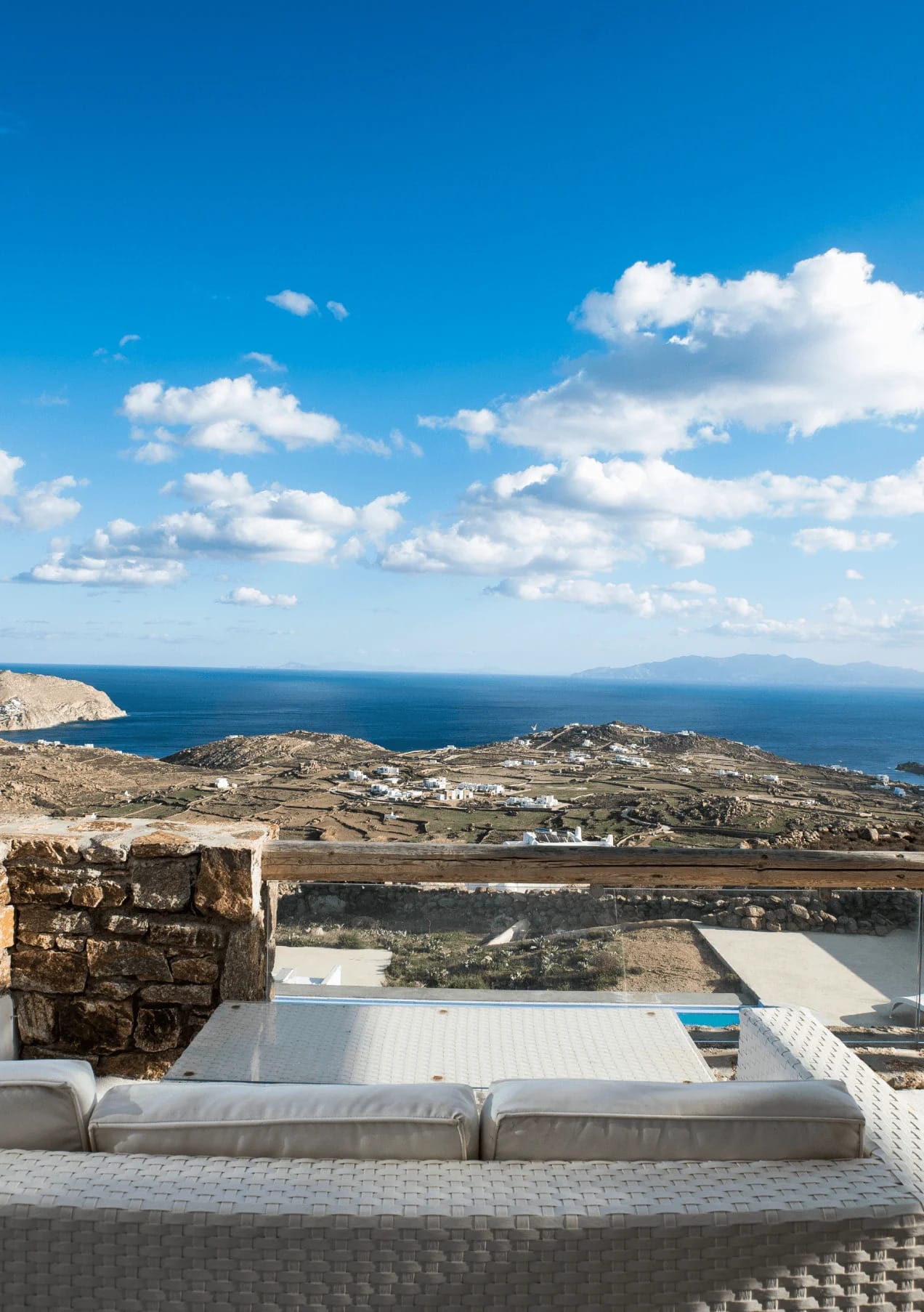 a view of a town from a high elevation