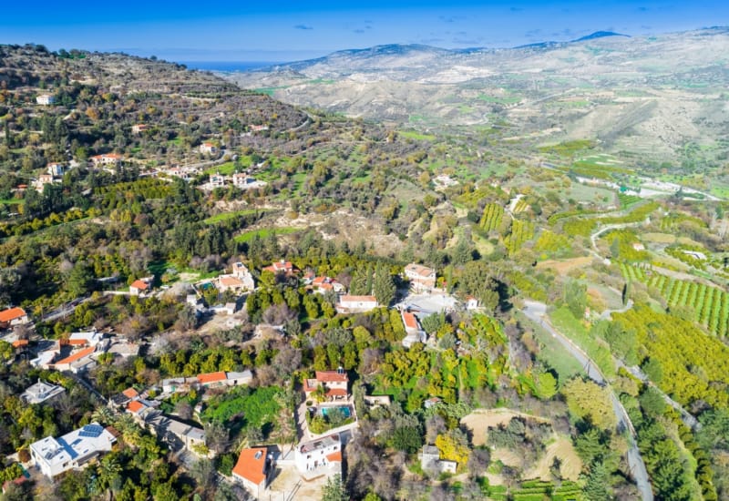 a town in the mountains
