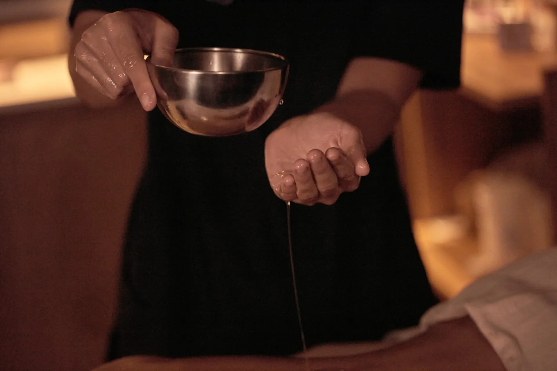 a person holding a bowl
