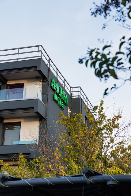 a street sign on a building
