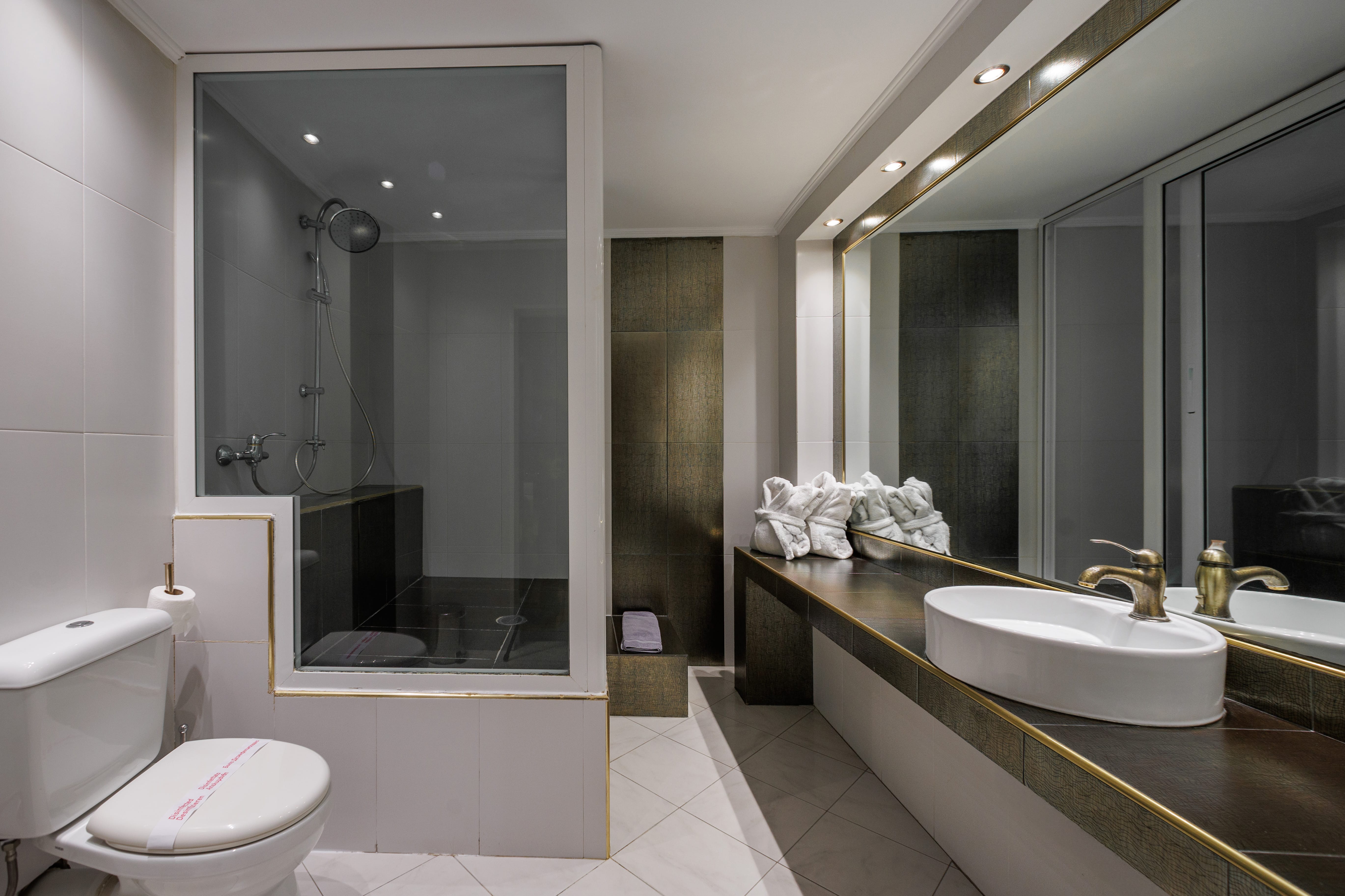 Bathroom, Presidential Suite with Jacuzzi, Aachen Hotel Kifisia 