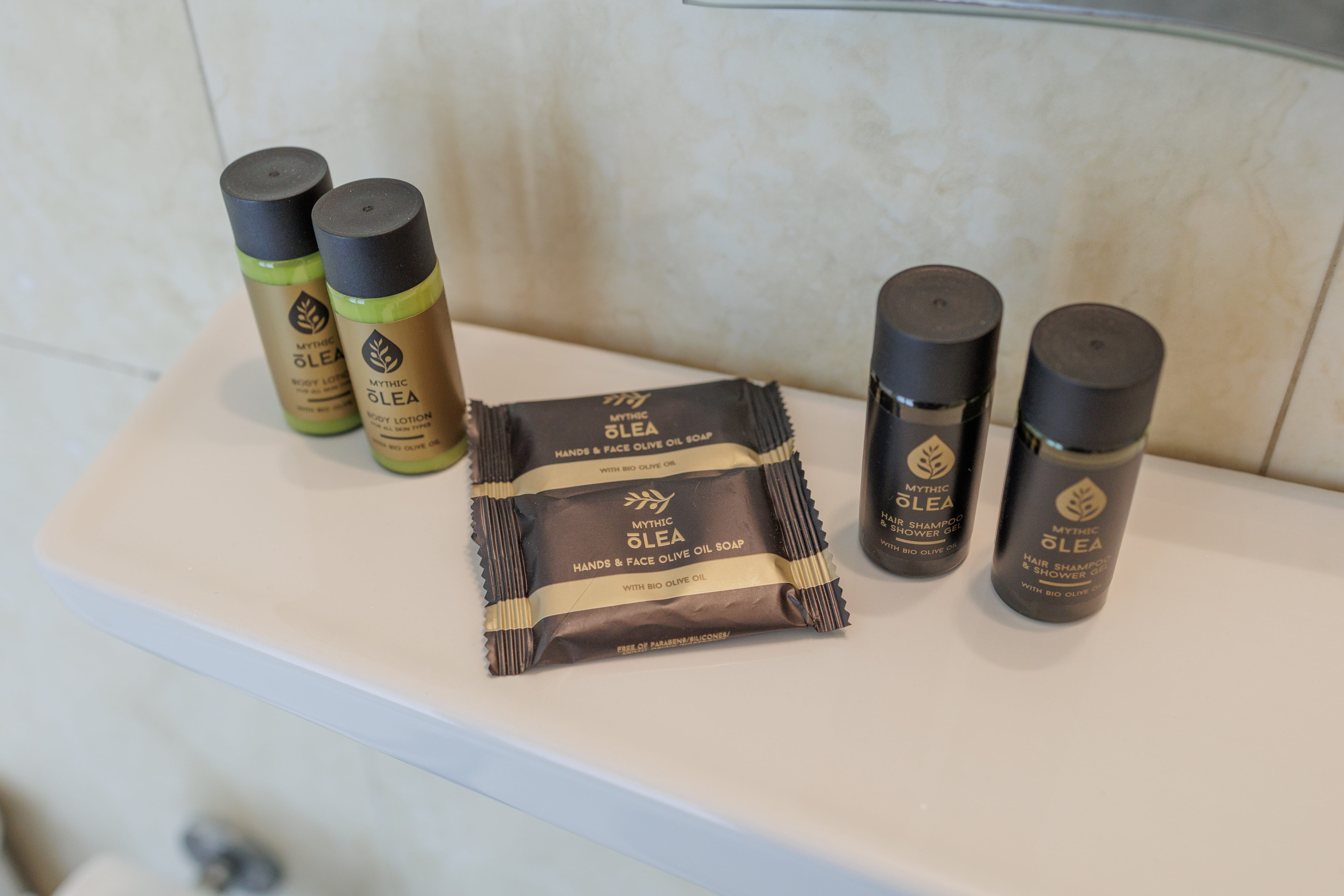 a group of bottles and a box