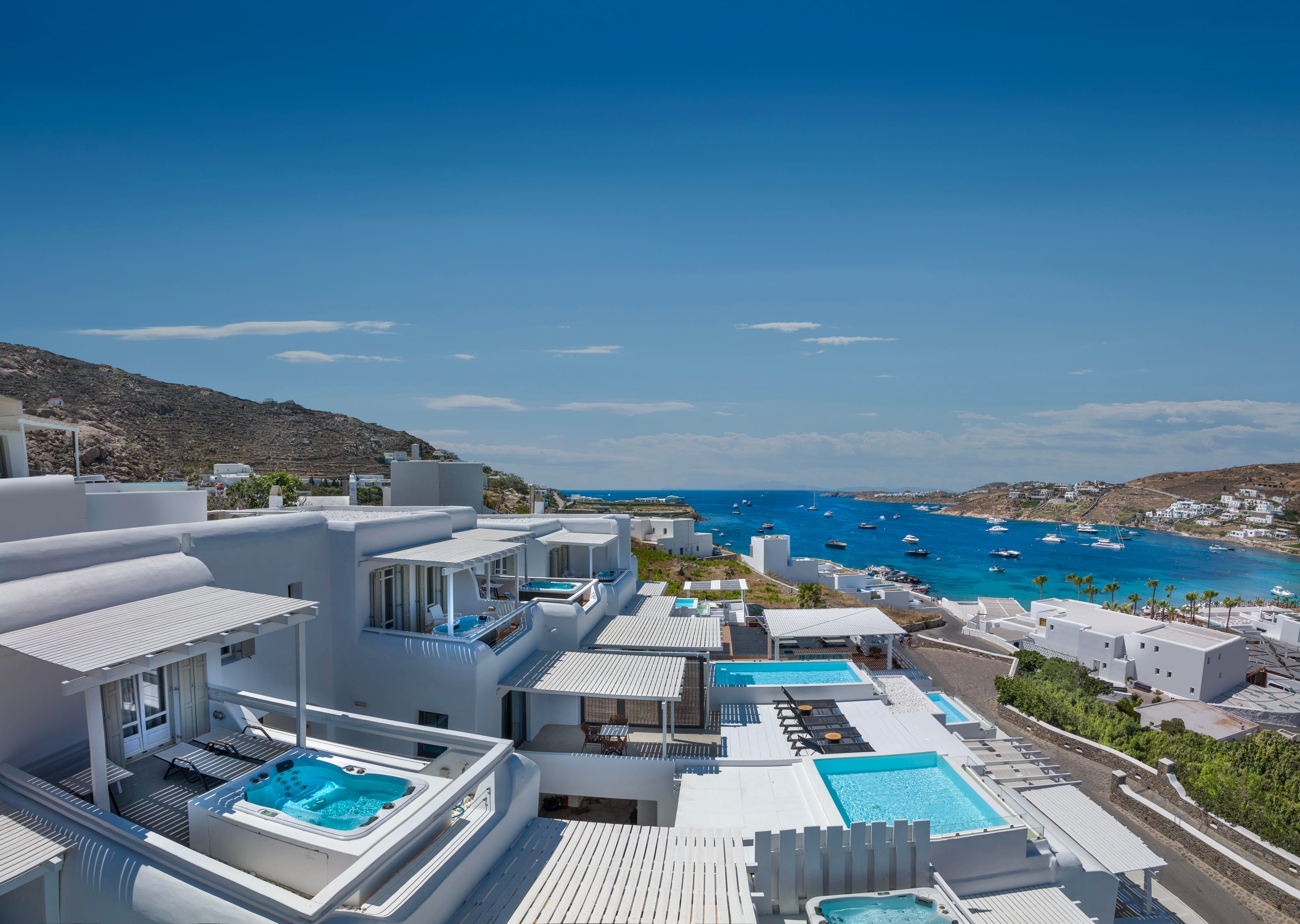 a high angle view of a building