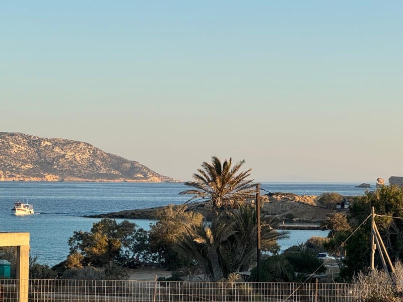 a view of the ocean from a balcony