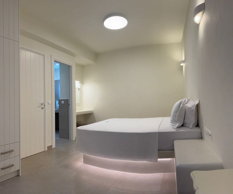 a room with a bed and a couch