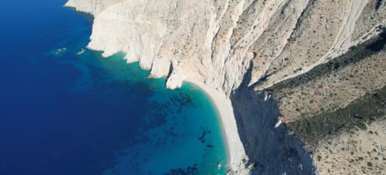a satellite image of a large island