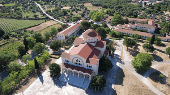 a building with a dome roof