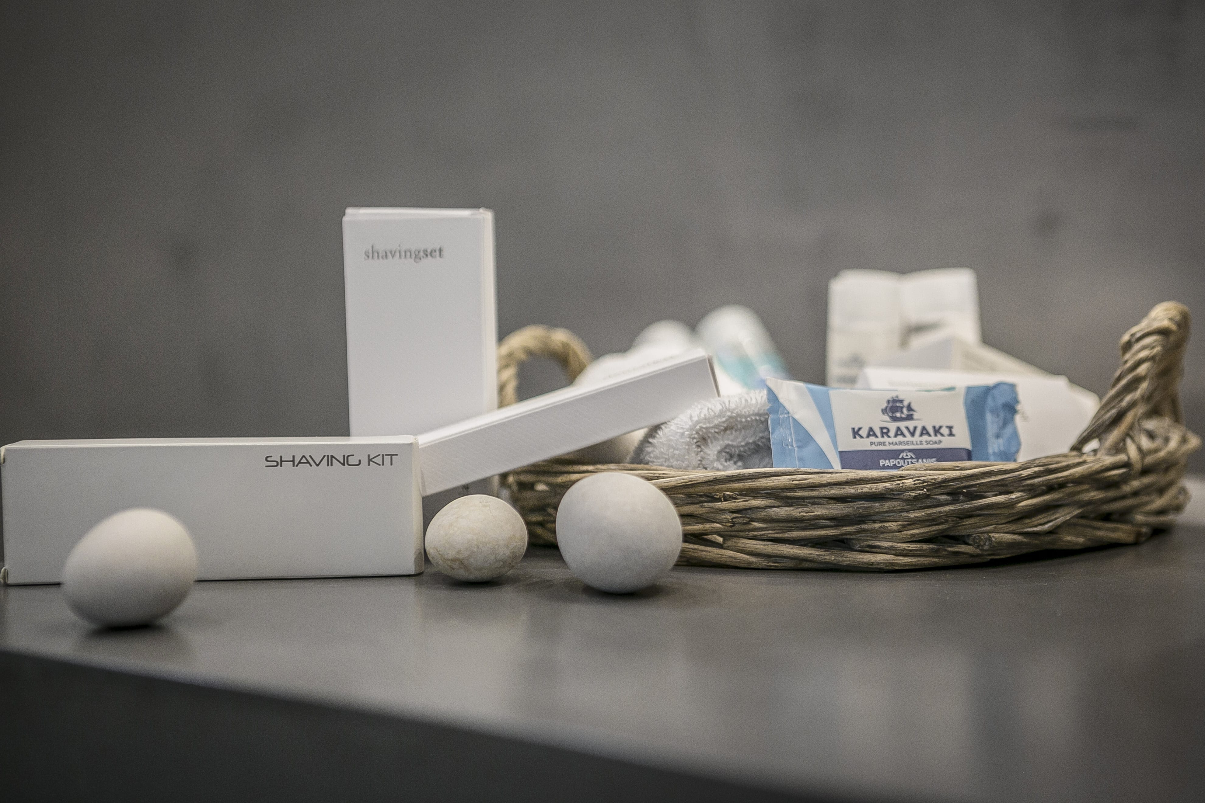 a basket of eggs and a phone