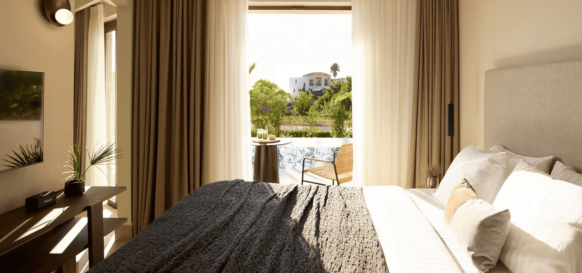 a bed with a blanket on it