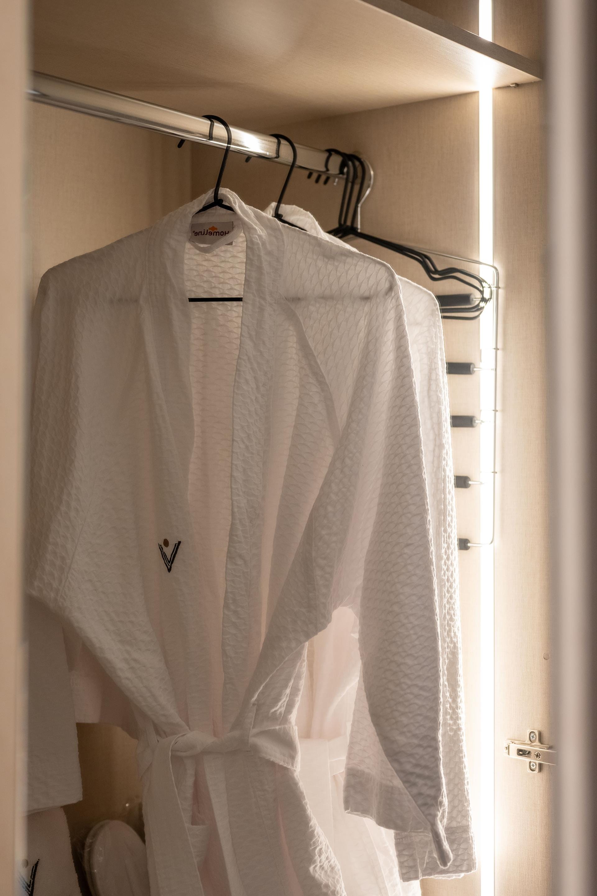 a white dress on a swinger