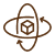 a logo with a black background