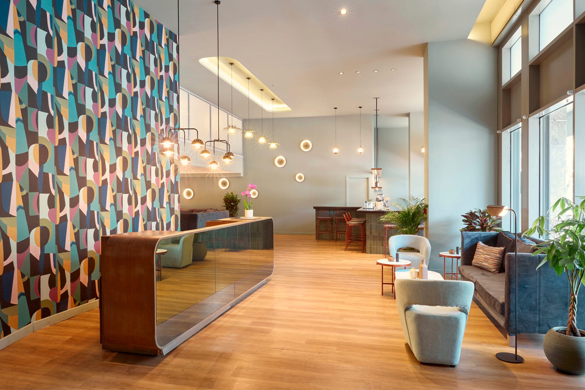 a room with a wood floor and a wood floor with a wood floor