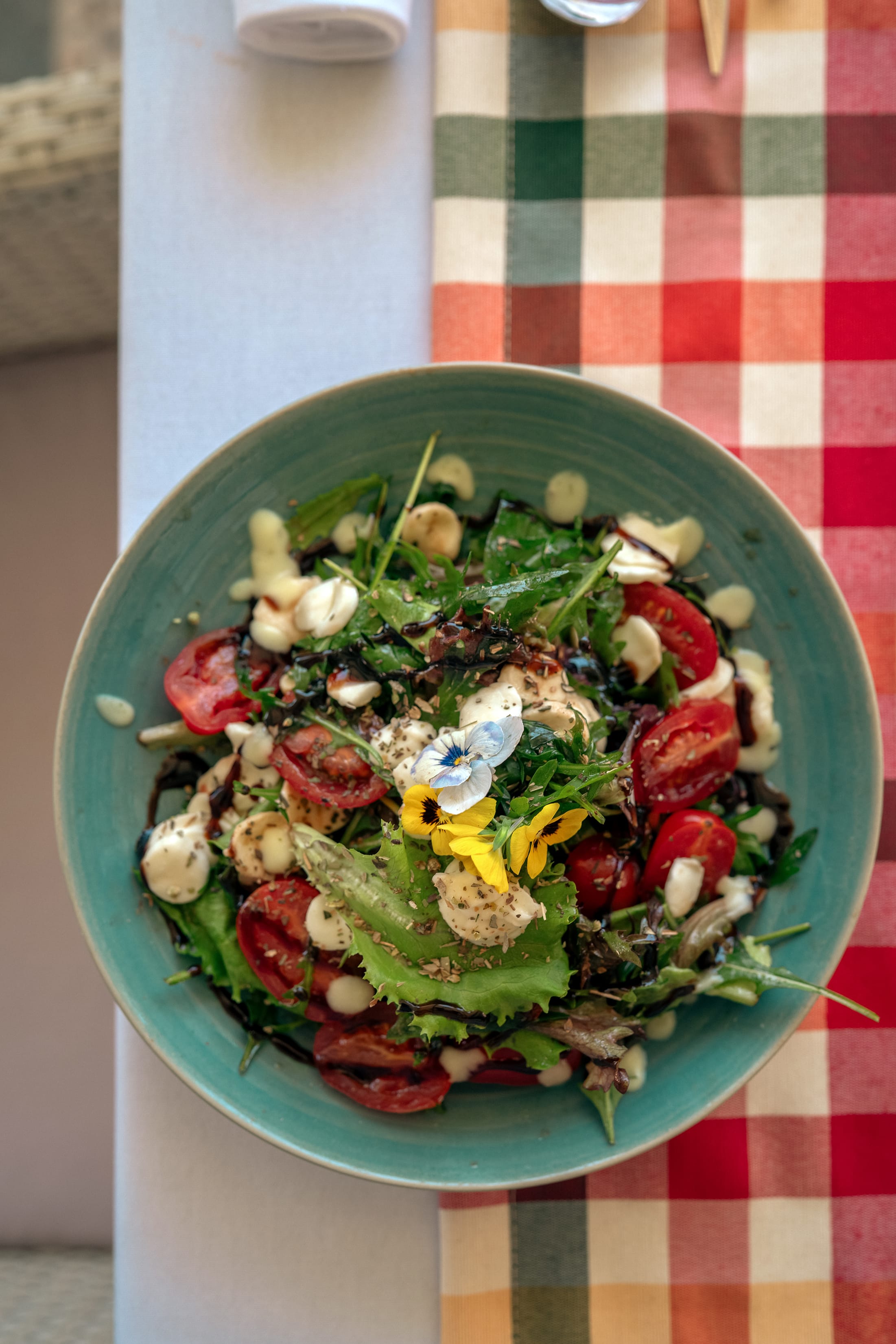 a bowl of salad