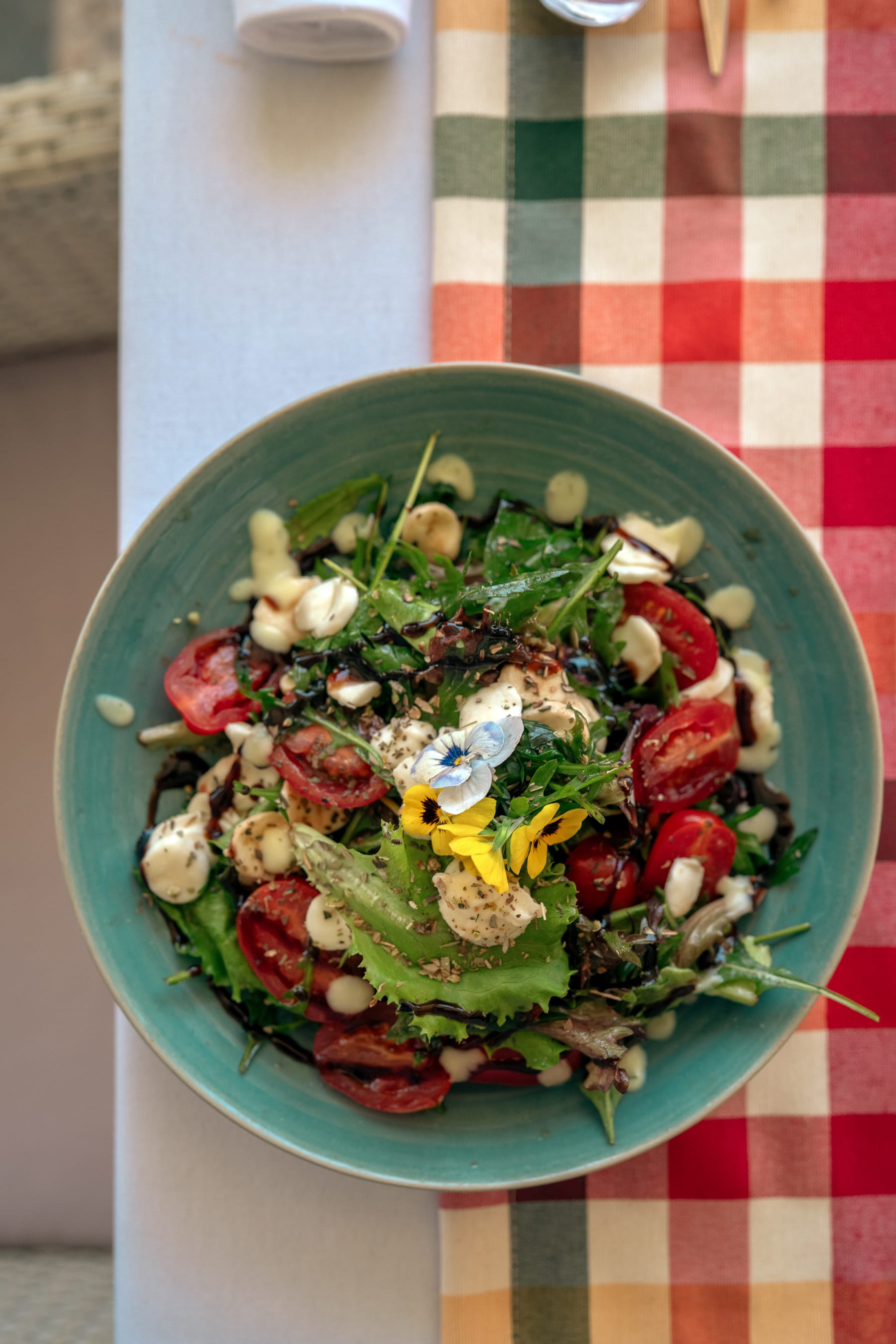 a bowl of salad