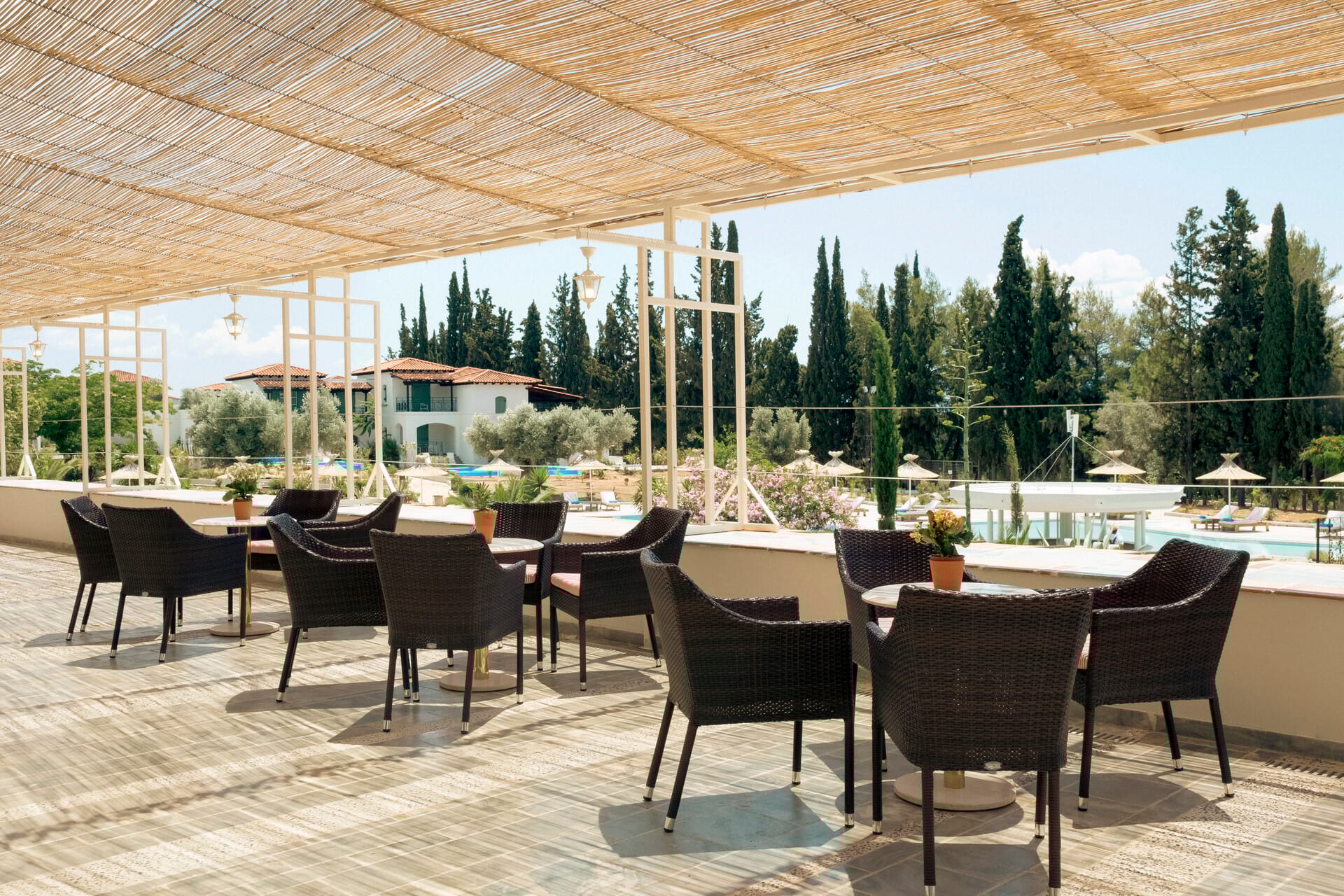 a table set for a meal