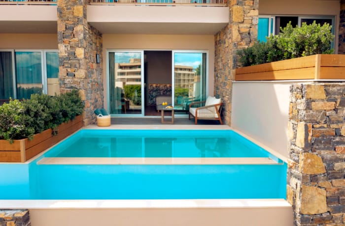 a pool in a house